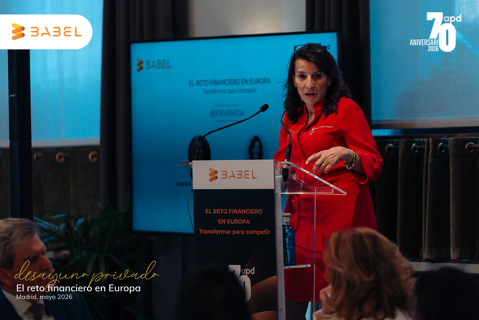 Europa en el nuevo orden financiero global: transformar para competir - APD DESAYUNO EL RETO FINANCIERO EN EUROPA