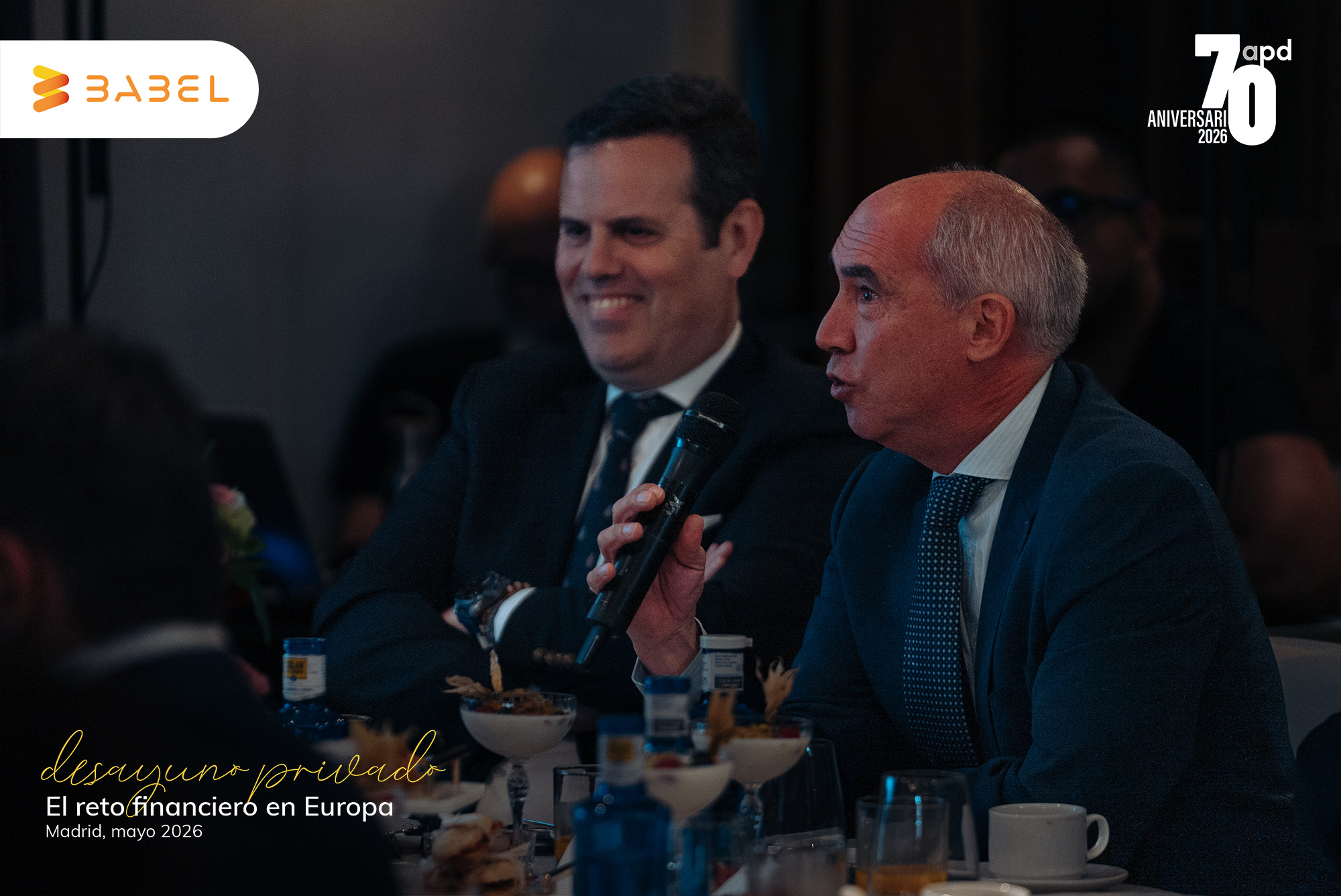 Europa en el nuevo orden financiero global: transformar para competir - APD DESAYUNO EL RETO FINANCIERO EN EUROPA
